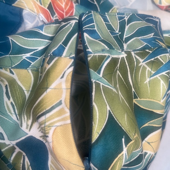 Kriss Kross Tropical Print Silk Skirt 10 - Picture 4 of 4